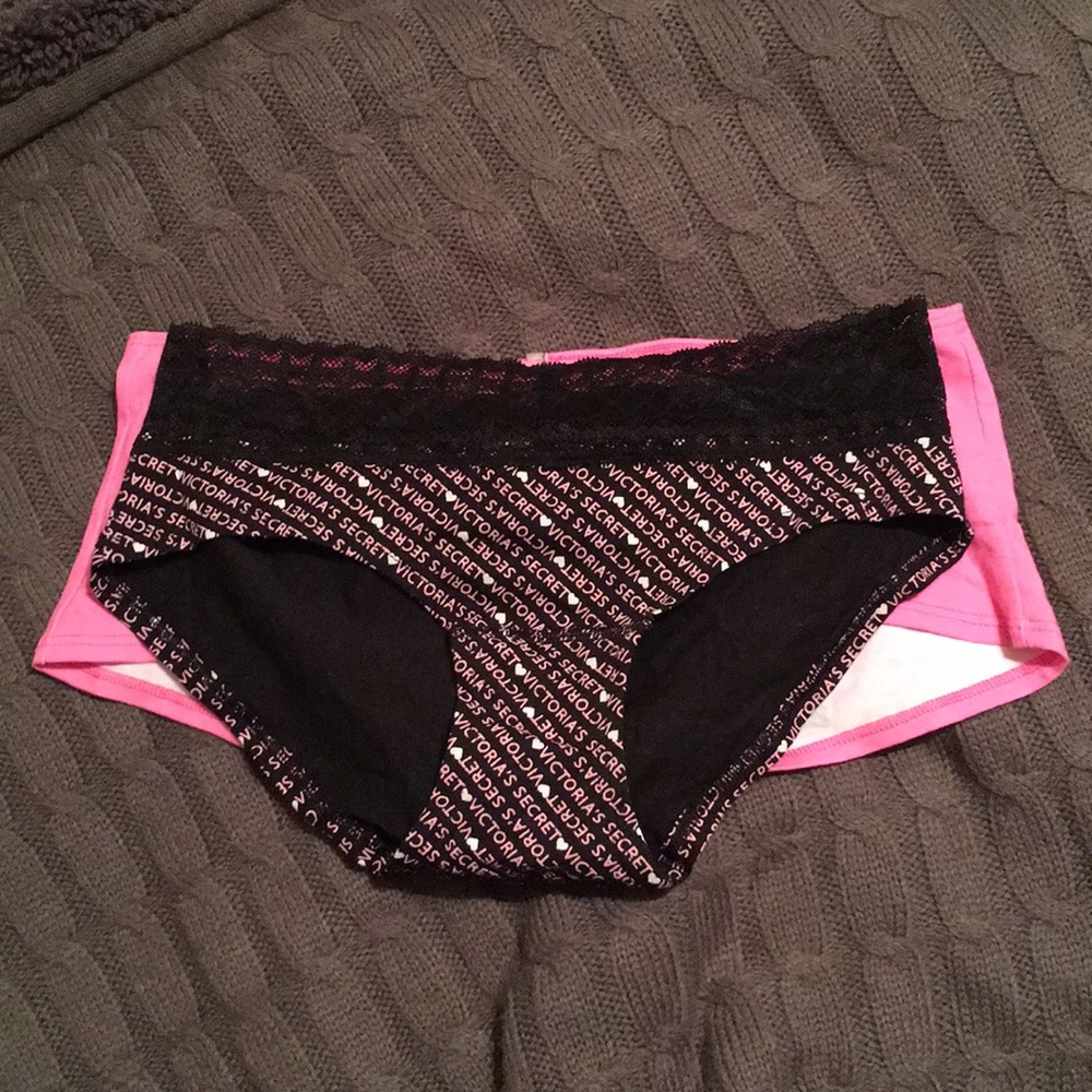 VICTORIAS SECRET LOGO panty SET XS S NWT - Picture 5 of 5